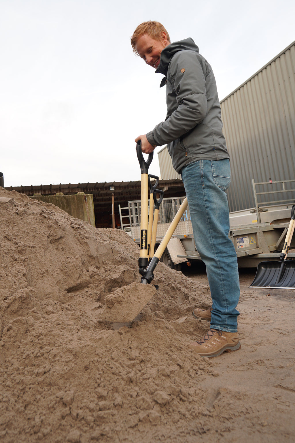 Spade met MaxErgo® Hulp-Hendel (ergonomische spade)