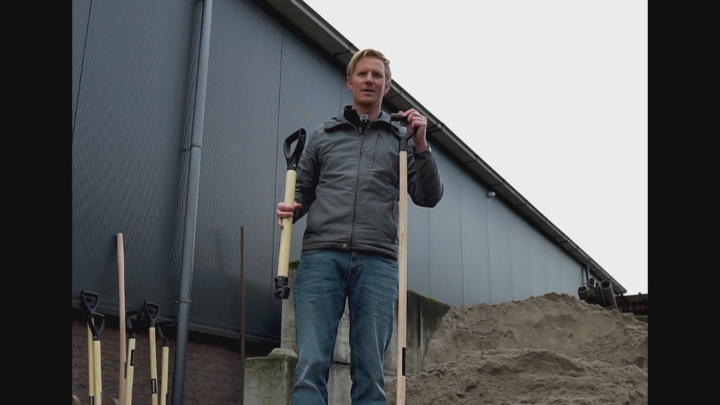 Spade met MaxErgo® Hulp-Hendel (ergonomische spade)