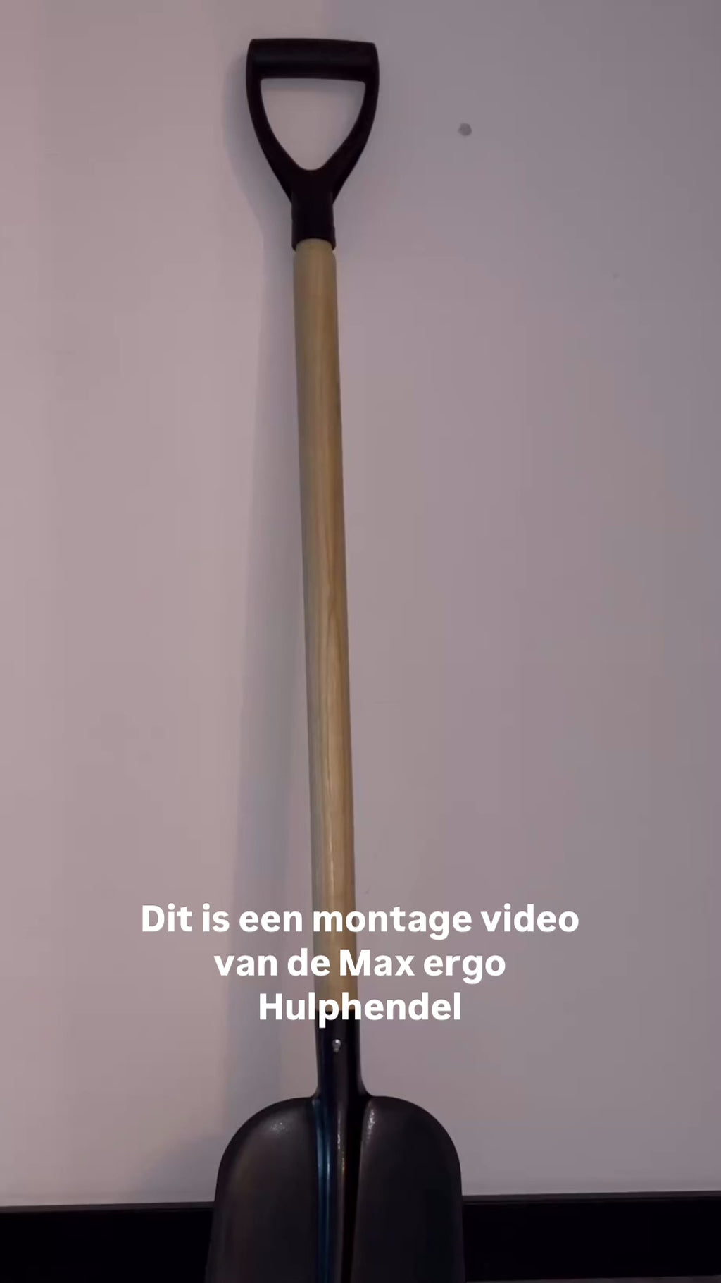 Spade met MaxErgo® Hulp-Hendel (ergonomische spade)