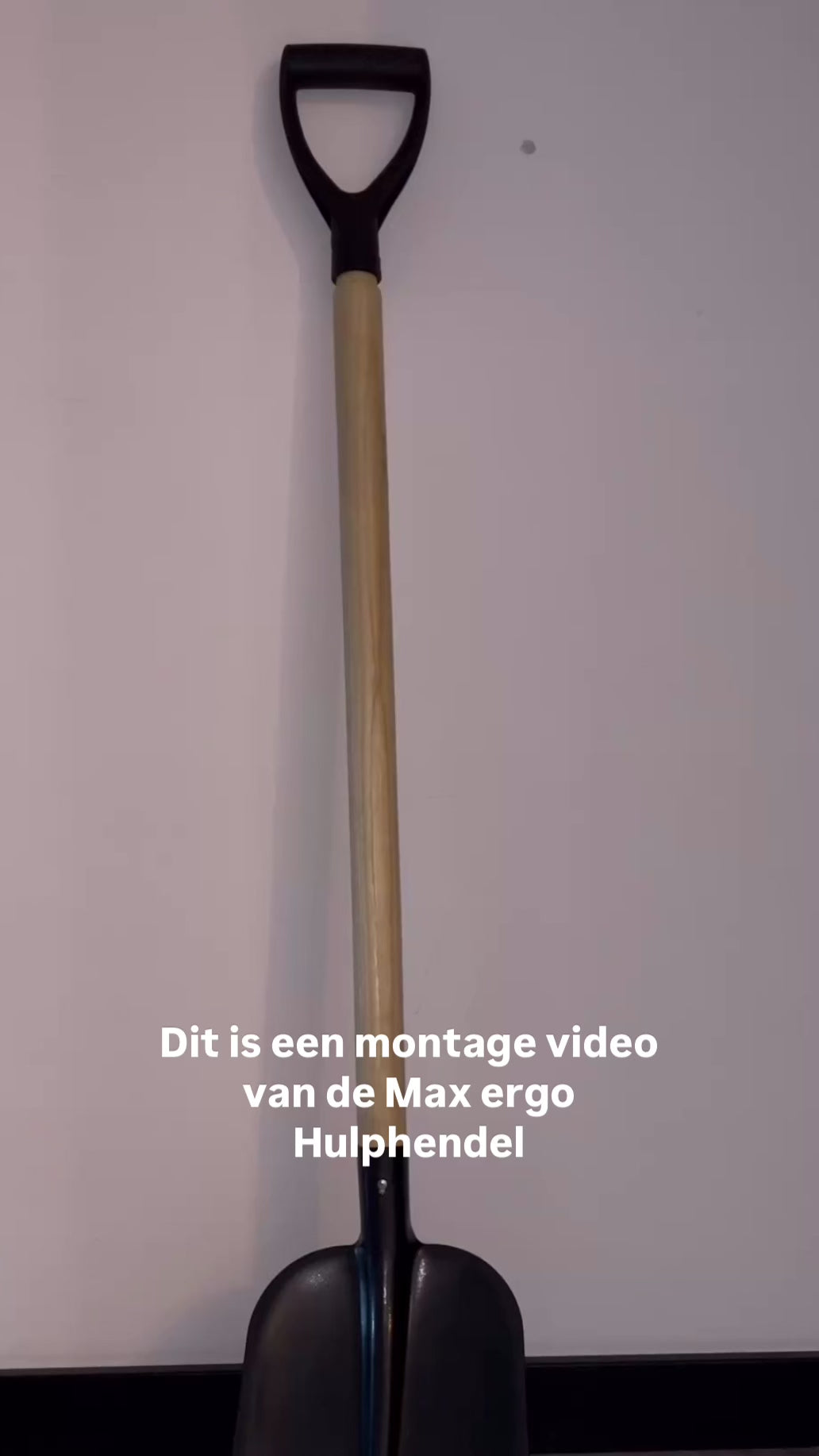 Spade met MaxErgo® Hulp-Hendel (ergonomische spade)