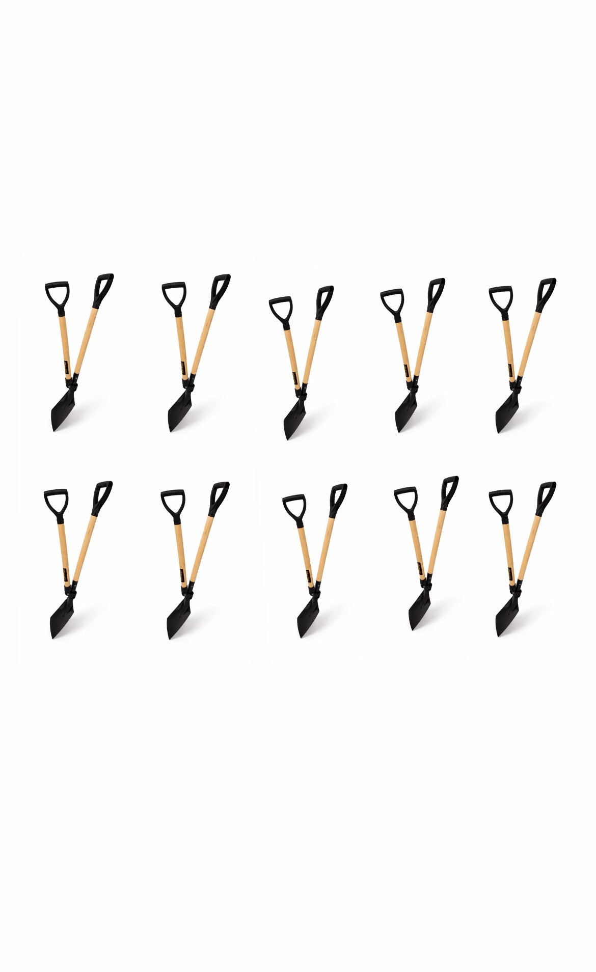 10x Spade met MaxErgo® Hulp-Hendel (ergonomische spade)